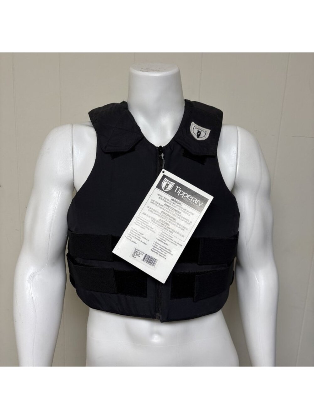 Tipperary RideLite Equestrian Vest Adult Medium Tall 1009 08 Black Padded Rider
